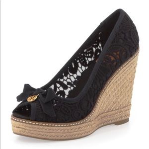 Tory Burch Jackie Espadrille Wedges